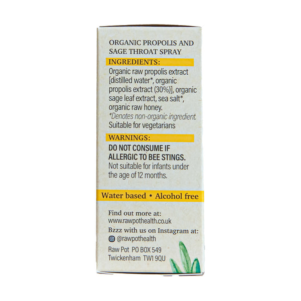 Organic Propolis And Sage Throat Spray image 3