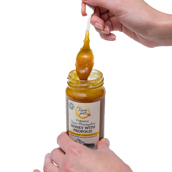 Organic Honeydew Honey With Propolis image 1